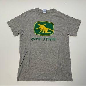 008 - VINTAGE 90s JOHN THREE SIXTEEN JESUS SAVES CHRISTIAN SHORT SLEEVE T SHIRT